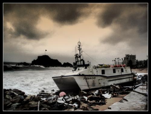 Fotografia de Ivn - Galeria Fotografica: mi trabajo - Foto: 	Desastre en Blanes							