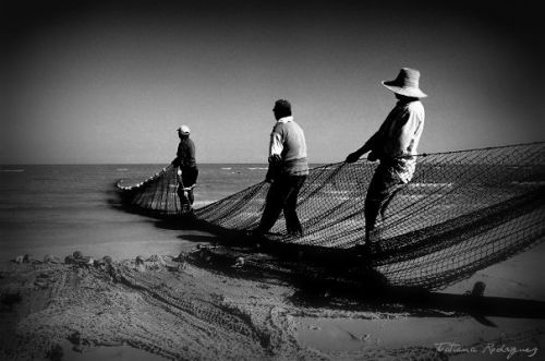 Fotografia de L-studio (spazio creativo) - Galeria Fotografica: PAISAJE ARTSTICO - Foto: pescadores en chicxulub, yucatn