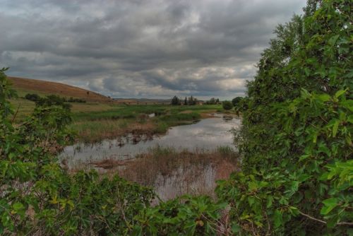 Fotografia de Rubn Lpez - Galeria Fotografica: Paisaje de La Mancha... - Foto: El Guadiana desde el Puente de Alarcos