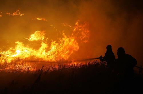 Fotografia de Vicen Llurba - Galeria Fotografica: INCENDIOS FORESTALES - Foto: INCENDIO 1