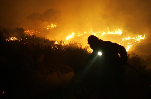 Fotografia de Vicen Llurba - Galeria Fotografica: INCENDIOS FORESTALES - Foto: INCENDIO 3