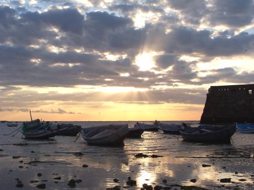 Fotografia de Luis Miguel - Galeria Fotografica: La Caleta, un rincon de Cadiz - Foto: atardecer 1