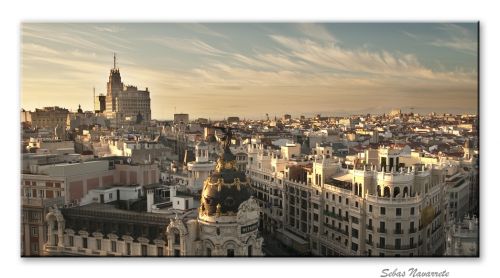 Fotografia de Sebas Navarrete - Galeria Fotografica: Instantes - Foto: Madrid desde la terraza del CBA