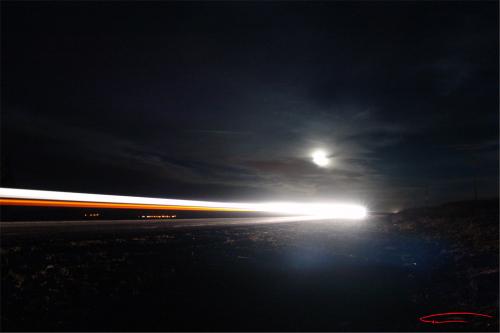 Fotos menos valoradas » Foto de frances - Galería: luna - Fotografía: luna y rayo de luz